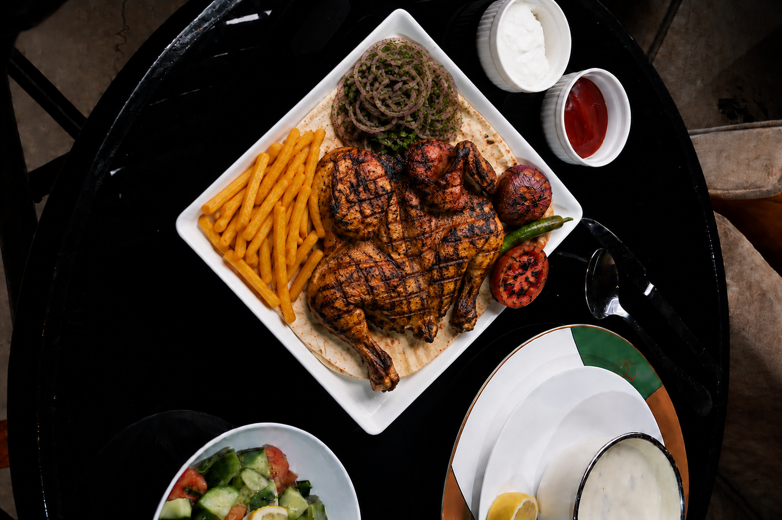 Whole Charcoal Grilled Chicken
