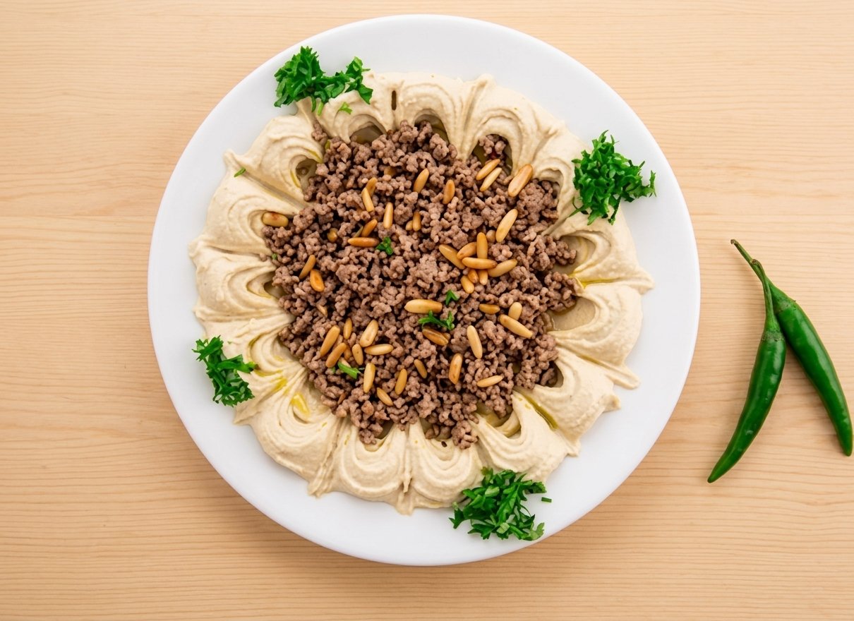 Hummus with Minced Meat