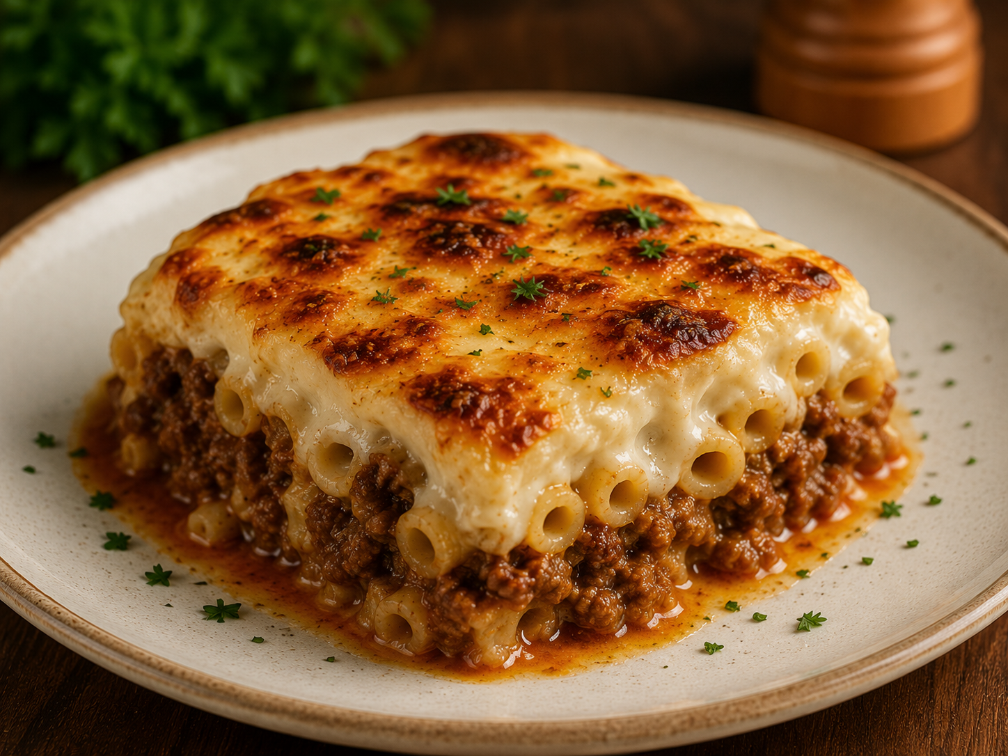 Beef Béchamel Pasta