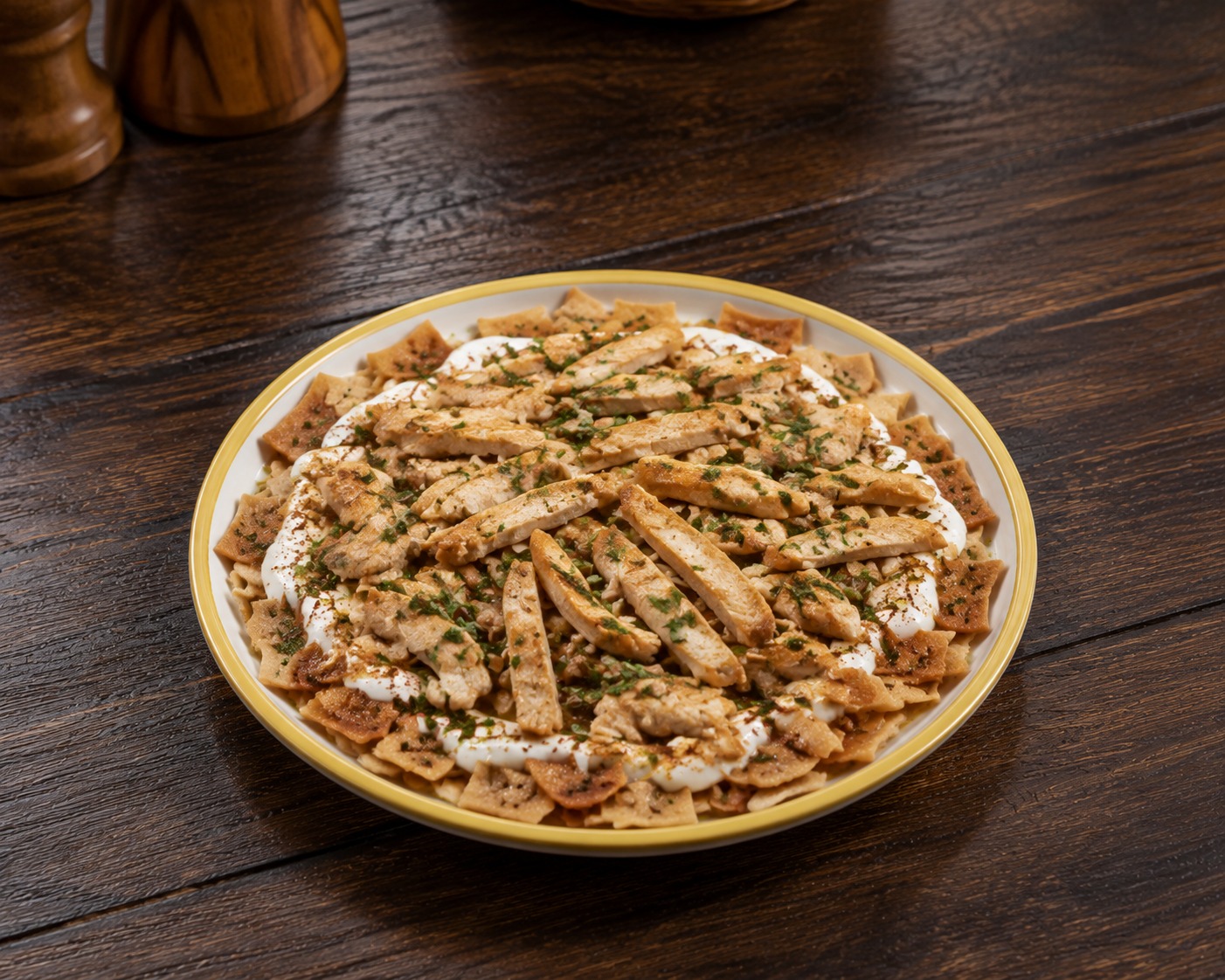 Chicken Fatteh